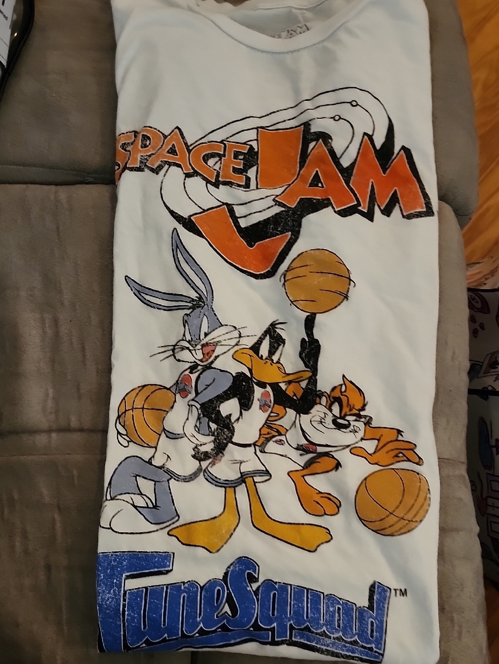 Space Jam Tune Squad Graphic Tee - White & Orange